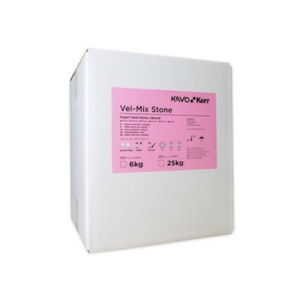 Vel-Mix Yeso dental Rosa Tipo IV Kerr 25 Kg