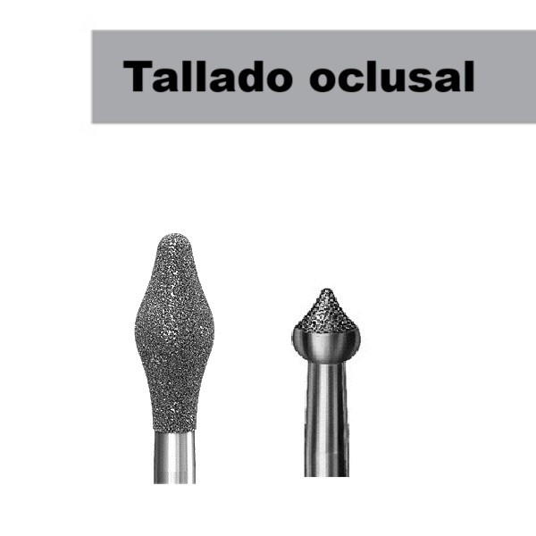 Diamante Tallado Oclusal