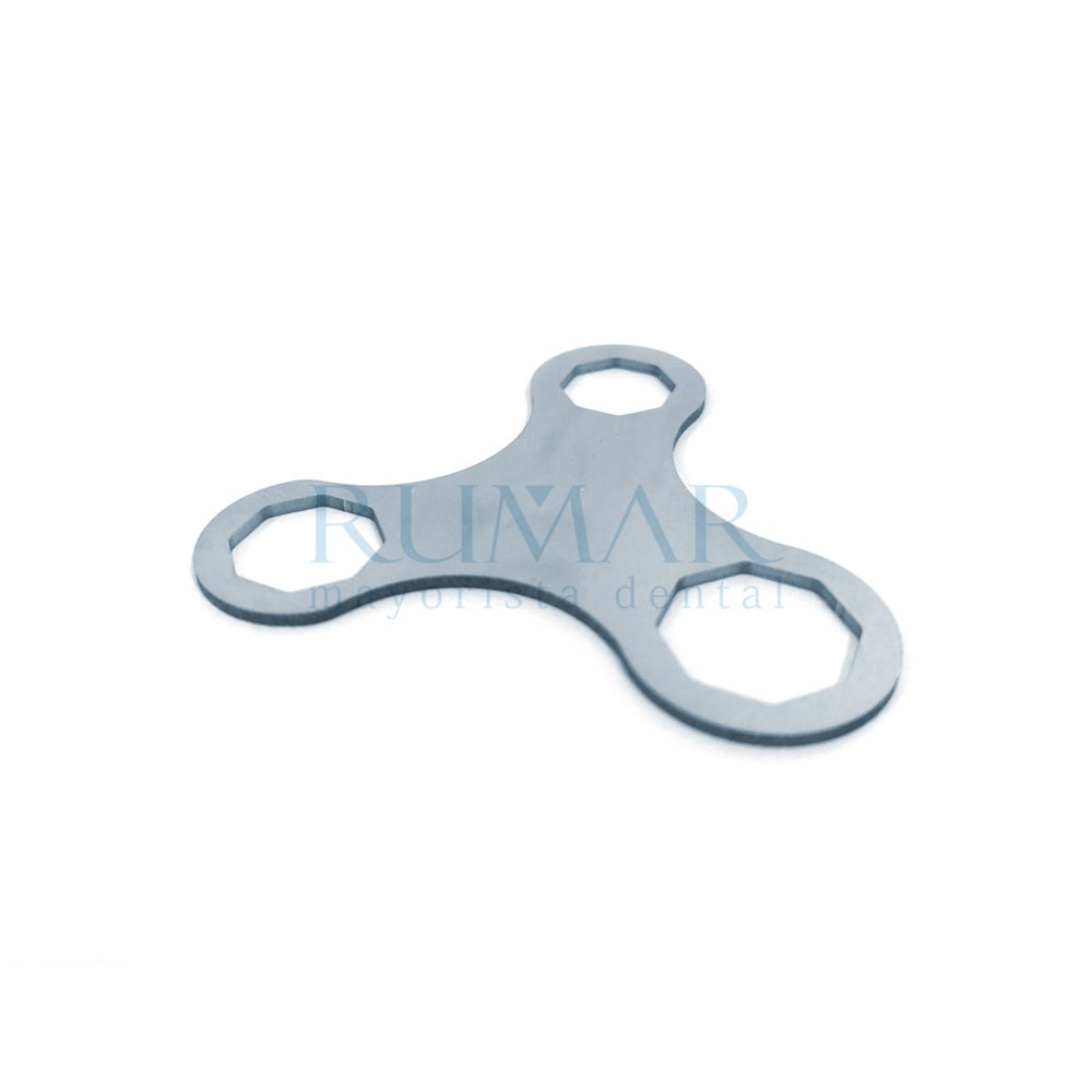 Llave triple para tapas botón de turbinas NSK Ti-Max X500, X600, X700 y NL9000