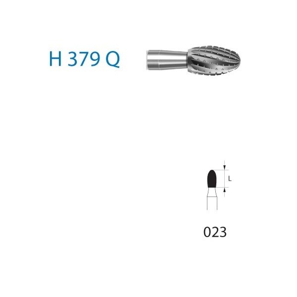 H379Q.314 Fresa Tungsteno Turbina 5 uds - Imagen 4