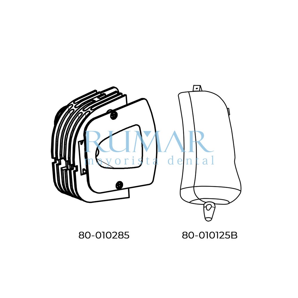 Faro Kit grupo LED + PCB con interruptor y carcasa blanca lámpara Alya