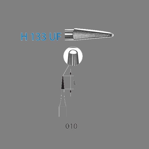 H133UF.314.010 Fresa Tungsteno Turbina 30 láminas 5 uds