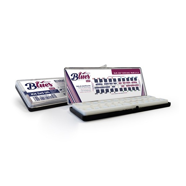 Kit Brackets Cerámicos mbt 0.22" con slot metálico Medicaline