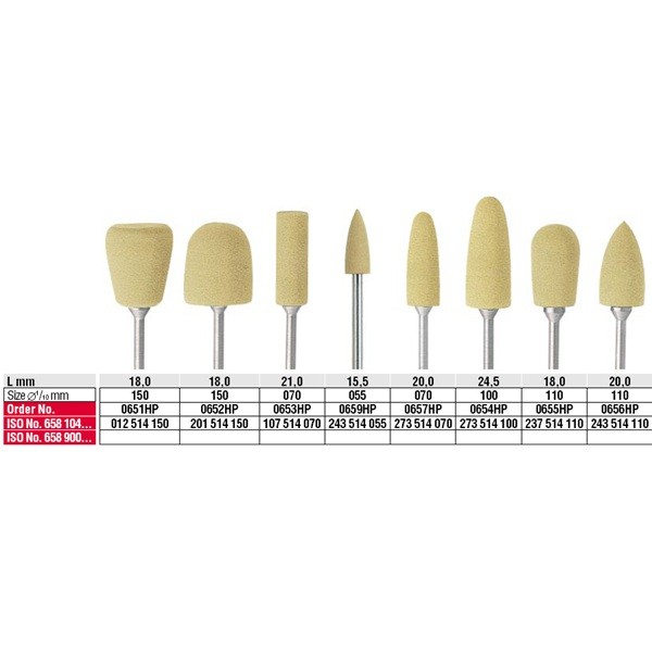 Pulidores Exa Technique Amarillo edenta 1 Ud