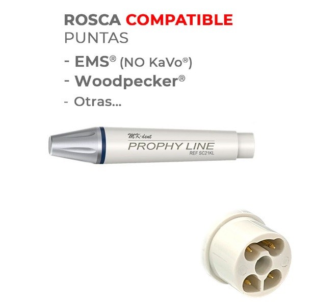 SC21KL Mango ultrasonidos compatible KaVo PiezoLED y PIEZOsoft