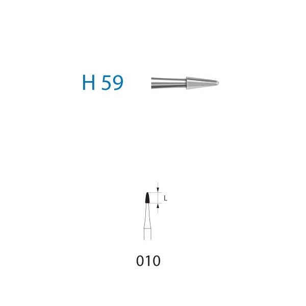 H59.314.010 Fresa de Fisura Komet 5 uds