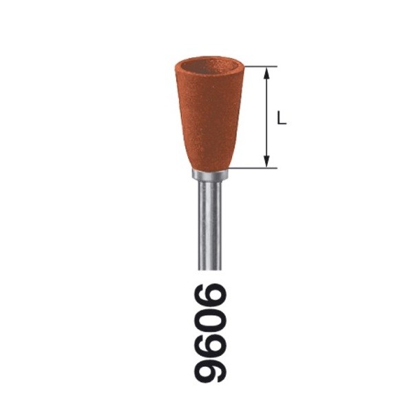 9606.204.060 KOMET Pulidor Marrón para amalgama 10 ud