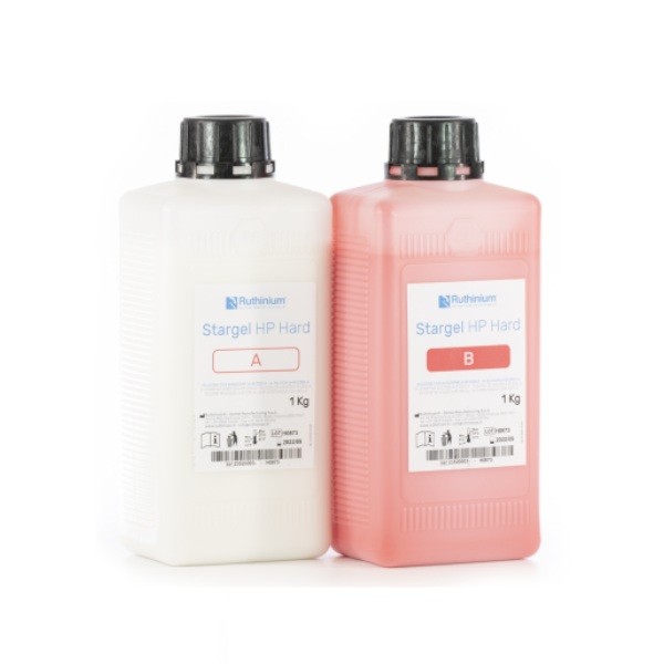 Silicona para duplicar modelos Stargel H.P. Shore 23 Ruthinium 2 Kg