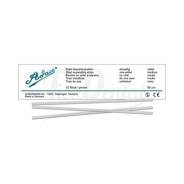 Tiras de separación de acero Adaco 12 Uds 4mm