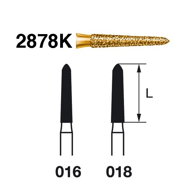 2878K.314 Fresa Turbina Diamante 1 Ud