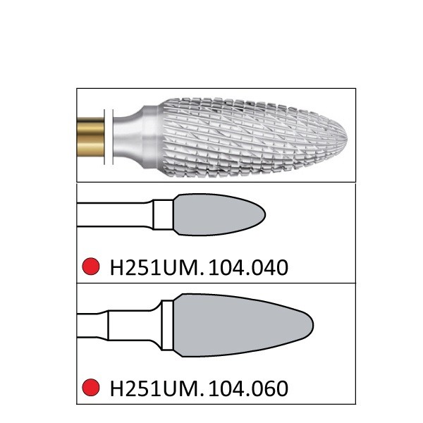 H251UM.104.060 Fresa Pieza de mano Komet 1 Ud