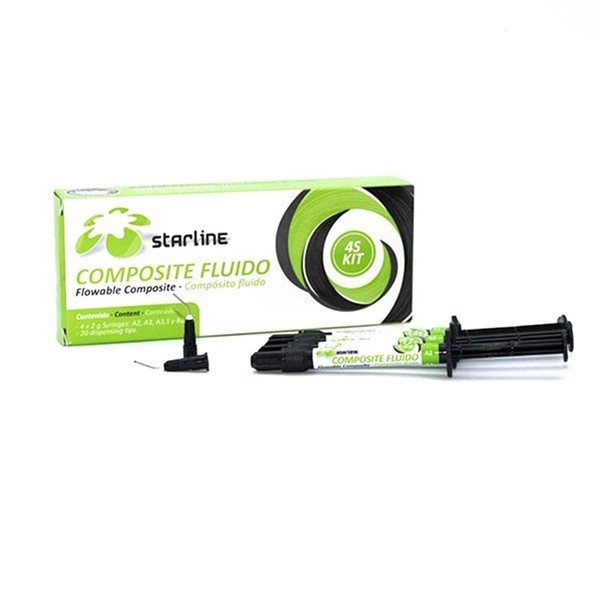 Composite Fluido Starline Kit 4 jeringas x 2 g