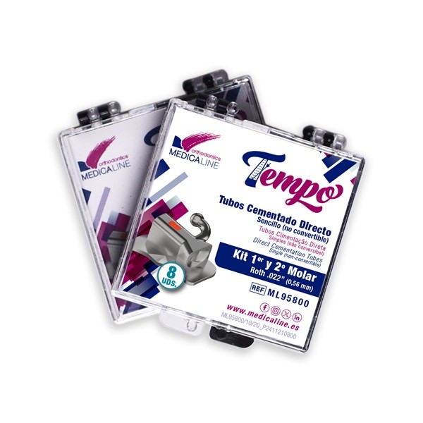 Kit Tubos Cementado Directo Medicaline 8 Uds
