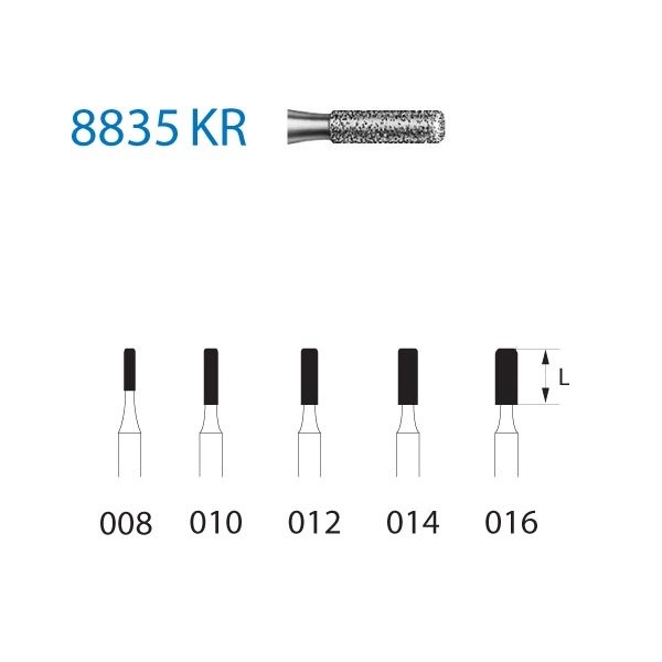 8835KR.314 Fresa Diamante Turbina 1 Unidad