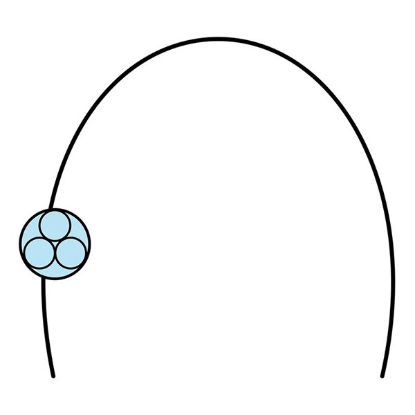 Arcos Twist 3 hilos preformados Redondos Leone 10 Uds