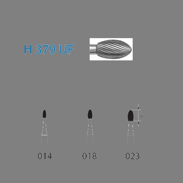 H379UF.314  Fresa Tungsteno Turbina 30 filos 5 uds