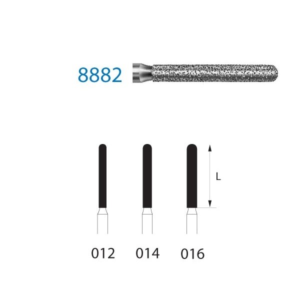 8882.314 Fresa Turbina Diamante Komet 5 Uds