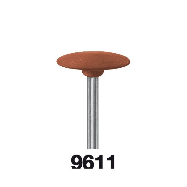 9611.104.150 Pulidor Marrón Lenteja para metales 10 uds