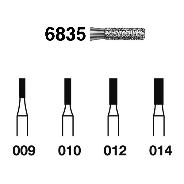 6835.314 Fresa Diamante Turbina 1 Unidad