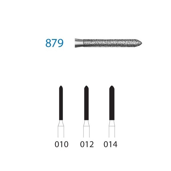 879.314 Fresa Turbina Diamante 5 Uds
