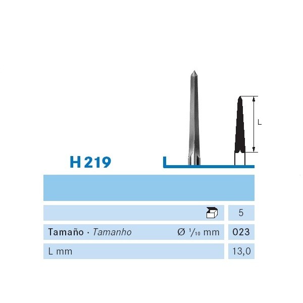 H219.104.023 Fresa Pieza de mano Komet 1 Ud