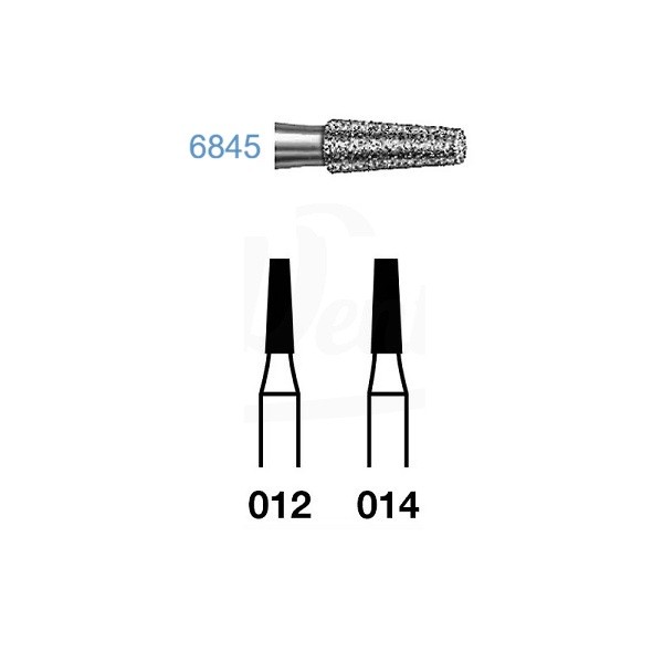6845.314 Fresa Diamante Turbina 5 Uds