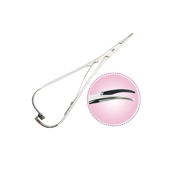 Porta-Agujas Mathieu Curvo de Acero