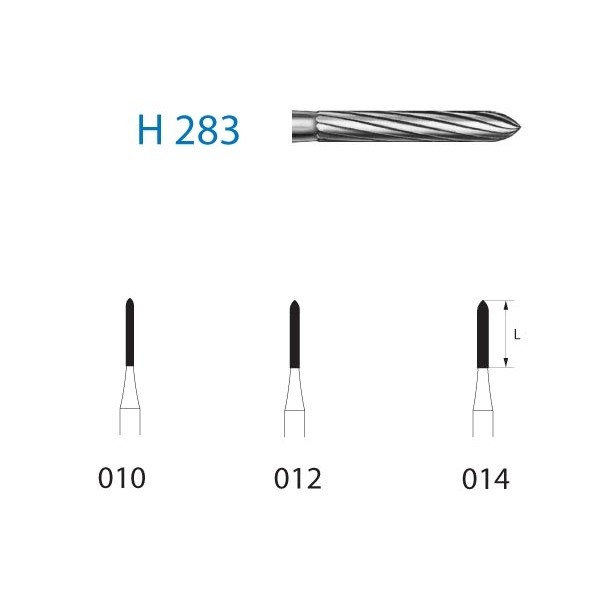 H283.314 Fresa Tungsteno 8-12 láminas 5 uds