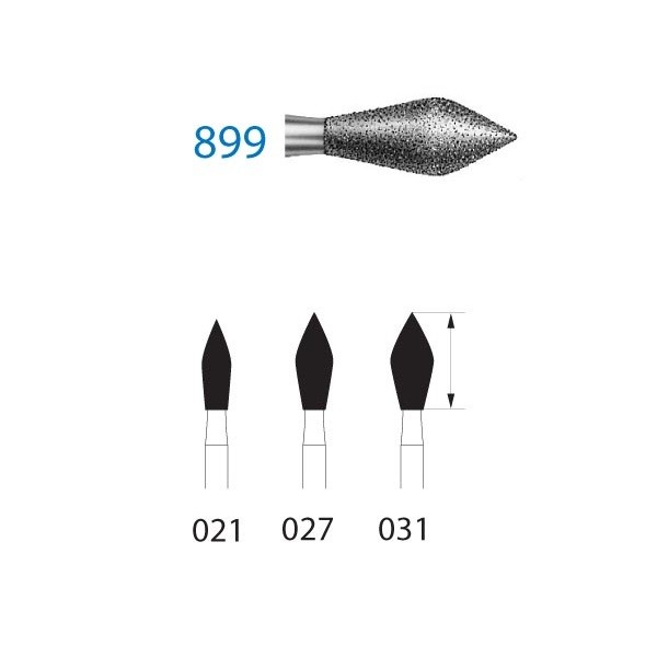 899.314 Fresa Diamante Turbina 1 Unidad