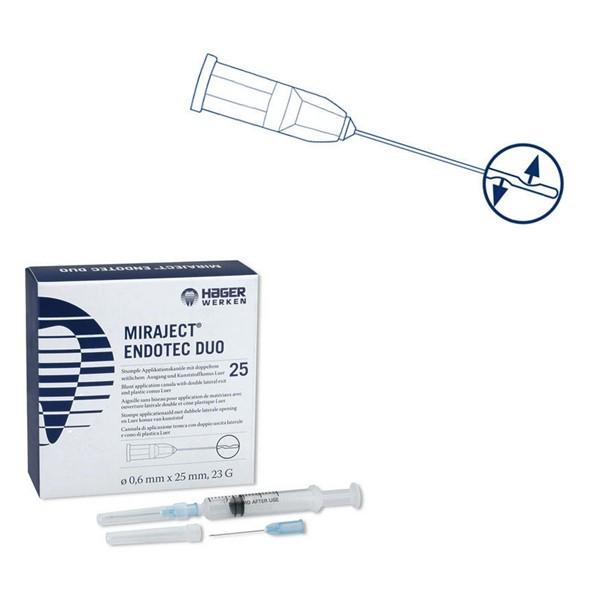 Agujas Miraject Endotec DUO Calibre 27 Hager Werken