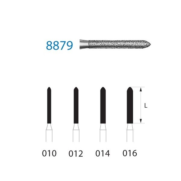 8879.314 Fresa Turbina Diamante 5 Uds