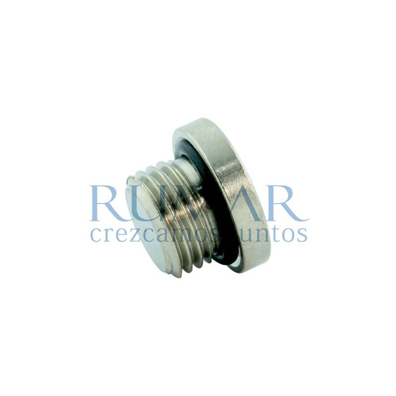 Tapón macho 1/4″, Allen con tórica 1 ud