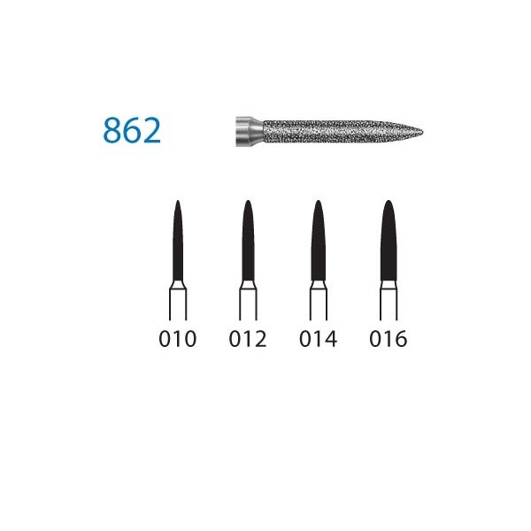 862.314 Fresa Diamante Turbina 1 Unidad