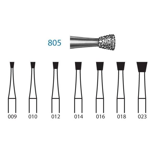 805.314 Fresa Diamante Turbina 5 Uds