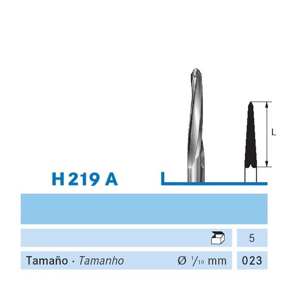 H219A.104.023 Fresa Pieza de mano Komet 1 Ud