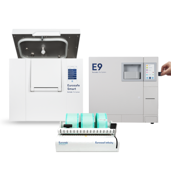 Pack Esterilización Eurosafe Smart + Termoselladora Infinity +E9 Euronda