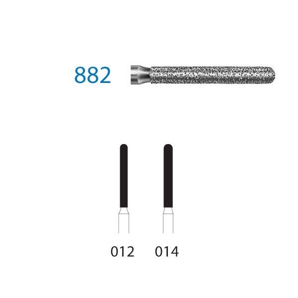 882.314 Fresa Turbina Diamante Komet 5 Uds