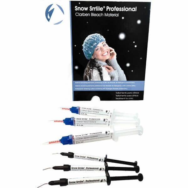 Snow Smile Profesional con Peróxido de Hidrógeno al 38 % 3 x 2,5 ml