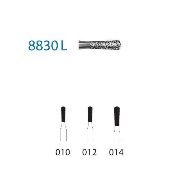8830L.314 Fresa Diamante Turbina 5 Uds