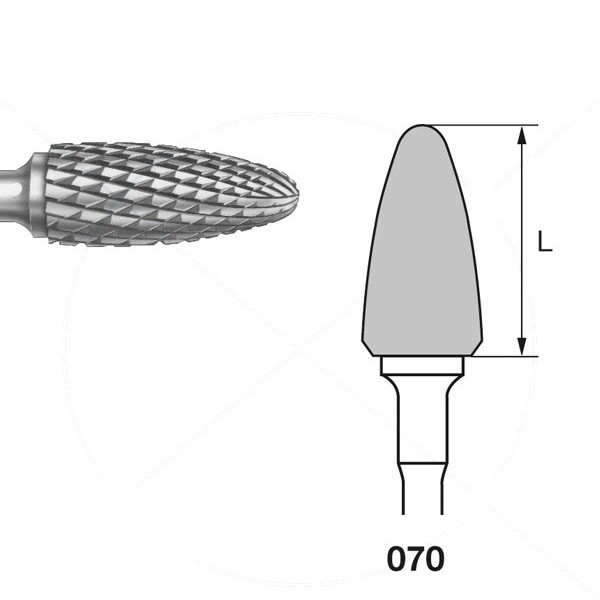 H251E.104.070 Fresa Pieza de mano Komet 1 Ud
