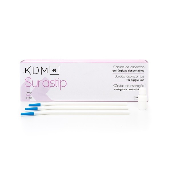 Cánula quirúrgica estéril con adaptador. Caja 20 uds