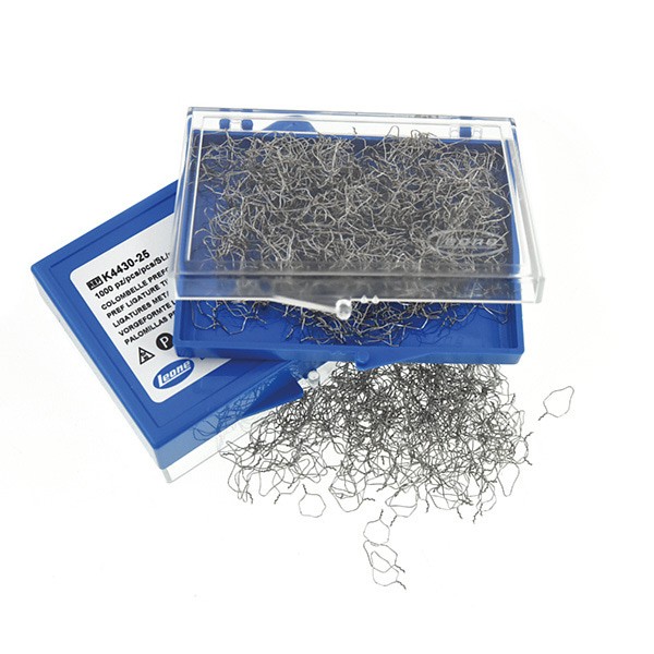 Ligaduras de alambre preformadas .010 Cortas 1000 Uds