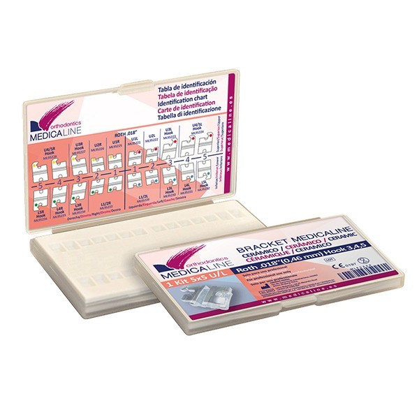 Kit Brackets Cerámicos MBT 0.22" Medicaline