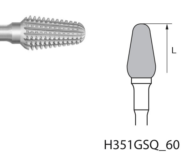 H351GSQ.104.060 Fresa Pieza de mano Komet 1 Ud