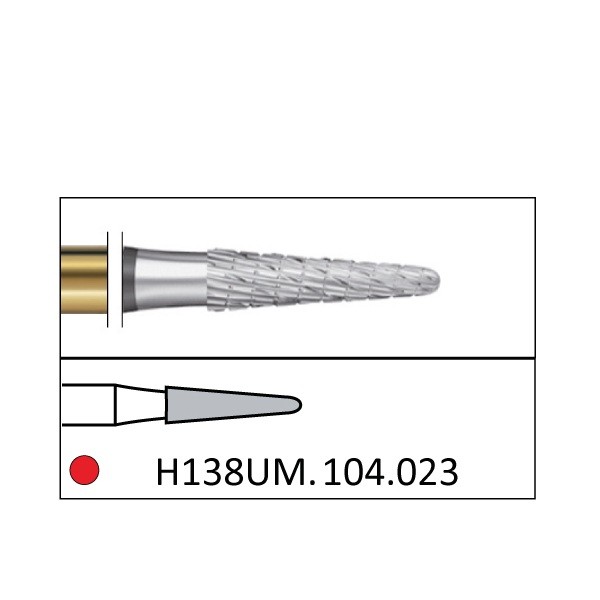 H138UM.104.023 Fresa Pieza de mano Komet 1 Ud