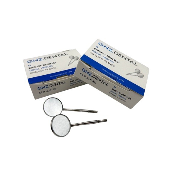 Espejo dental plano N5 Rosca Cone Socket GNZ 12 Uds