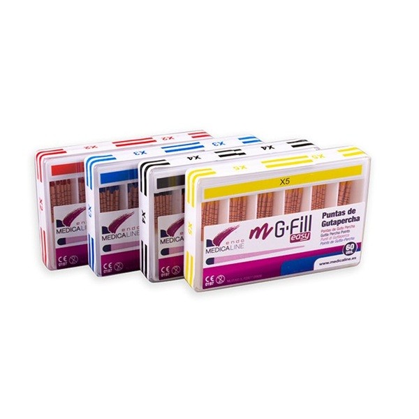 Gutapercha Mg-Fill M-Conic Easy Sistema Protaper Next 60 uds