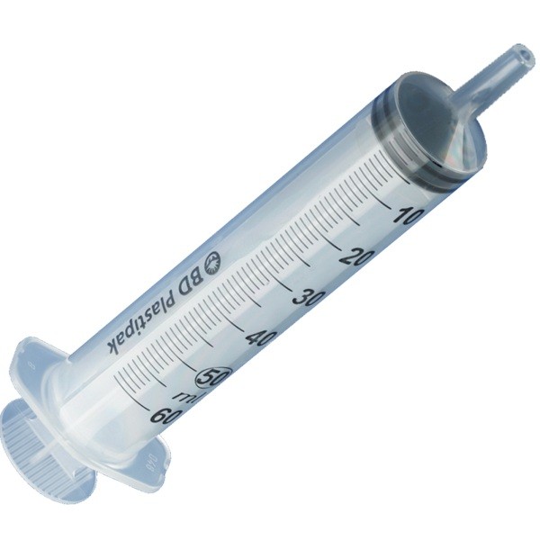 Jeringa Luer 60ml  1ud