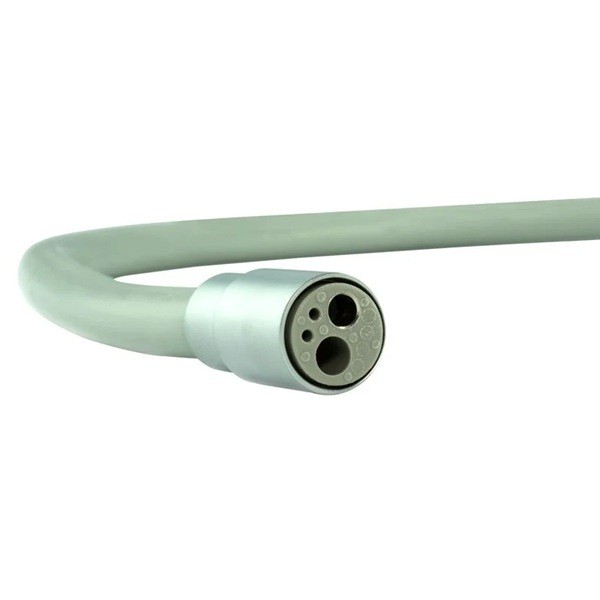 Manguera turbina TKD sin luz, 4 orificios, open end, 200cm, gris oscuro