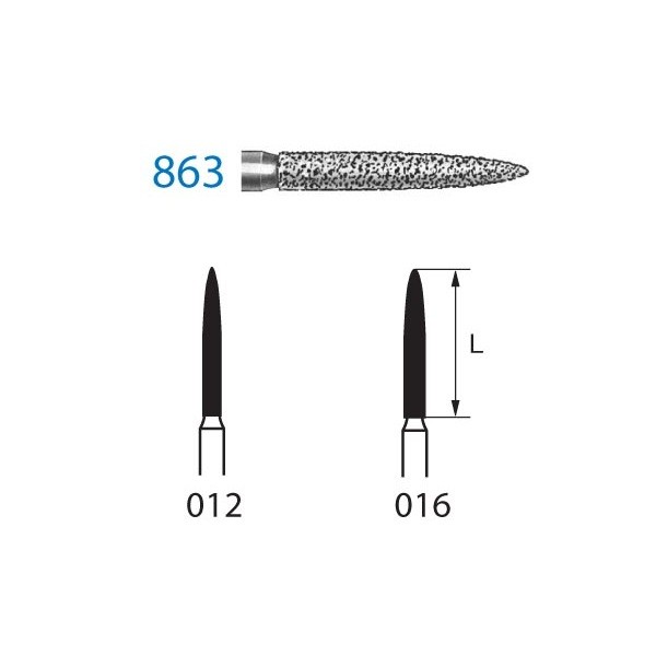 863.314 Fresa Diamante 1 Unidad